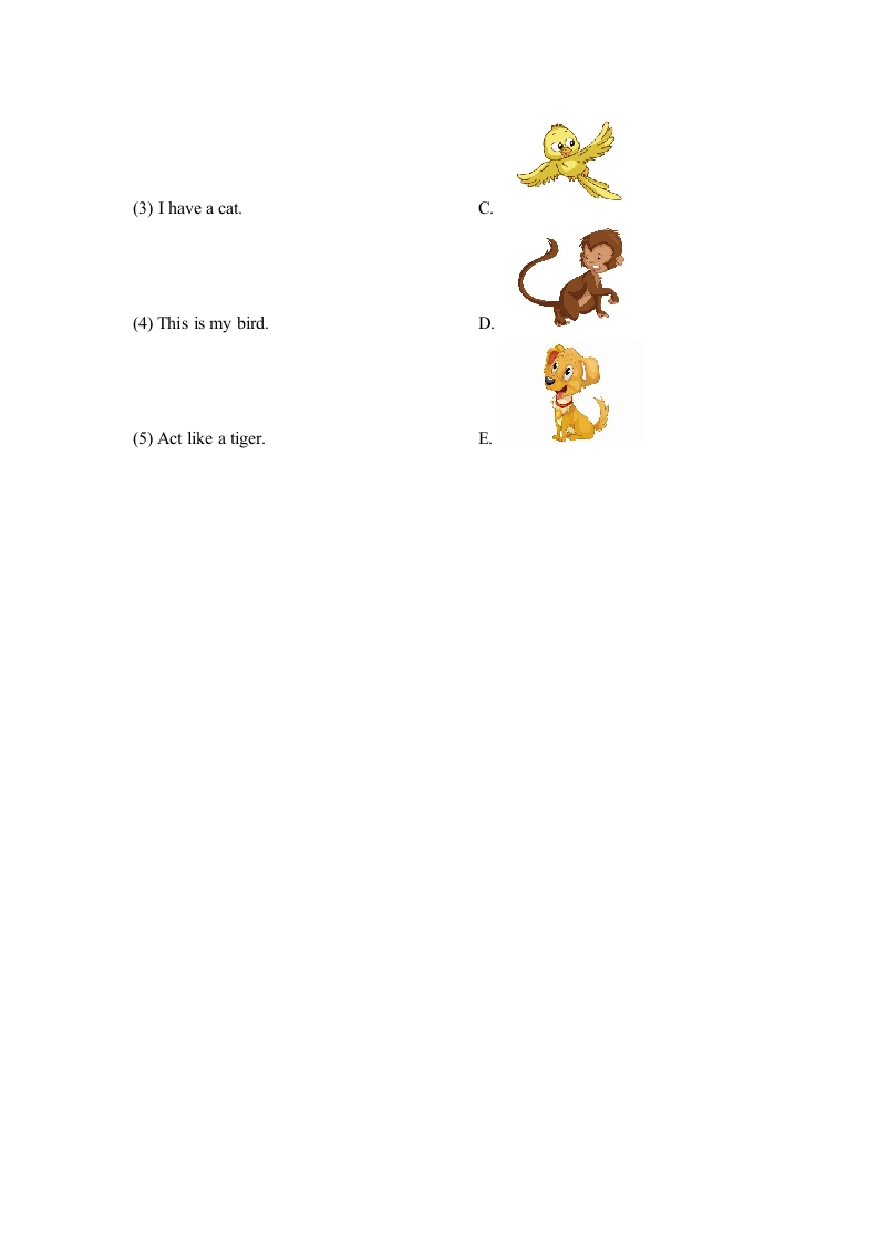 图片[3]-一年级英语上册Unit3_Lesson1课时训练（人教一起点）-学科资源库