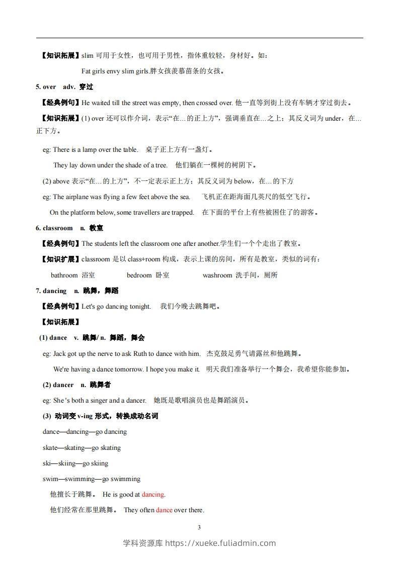 图片[3]-译林版英语七年级上册Unit1Thisisme知识点-学科资源库